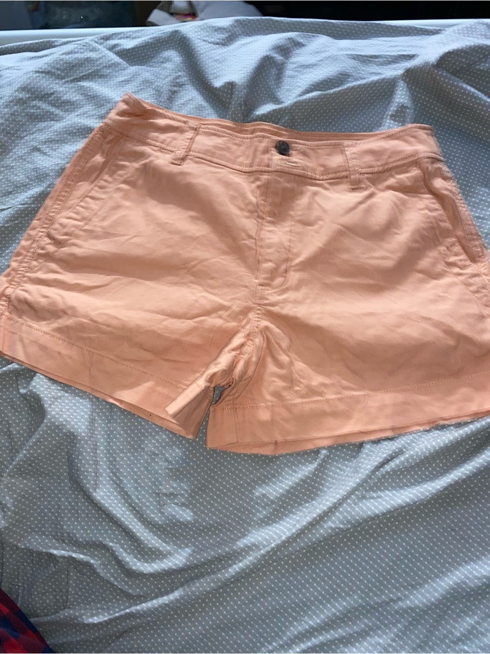 a new day Peach Cotton Casual Shorts